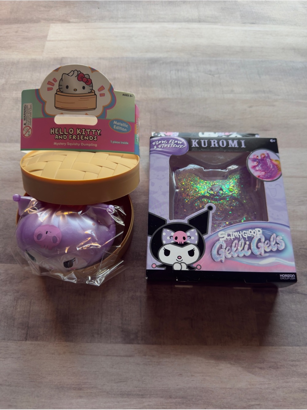 Sanrio Hello Kitty & Friends Dumpling Kuromi and Gelli Gell